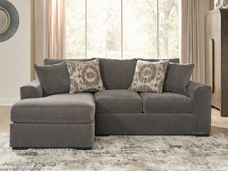 Larson Levee Espresso 2-Piece Sectional Sofa Chaise - PC86205S4