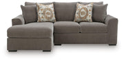 Larson Levee Espresso 2-Piece Sectional Sofa Chaise - PC86205S4
