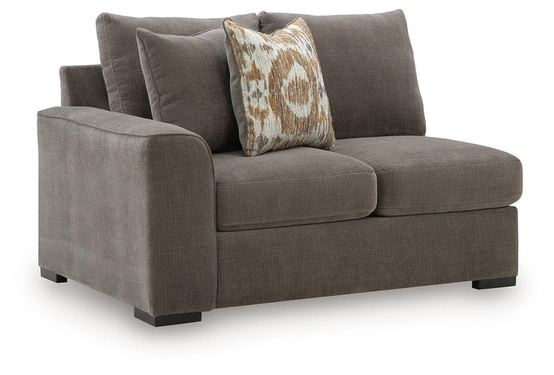 Larson Levee Espresso Left-Arm Facing Loveseat - PC8620555