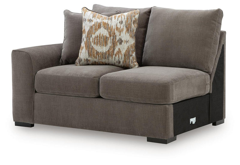 Larson Levee Espresso Left-Arm Facing Loveseat - PC8620555