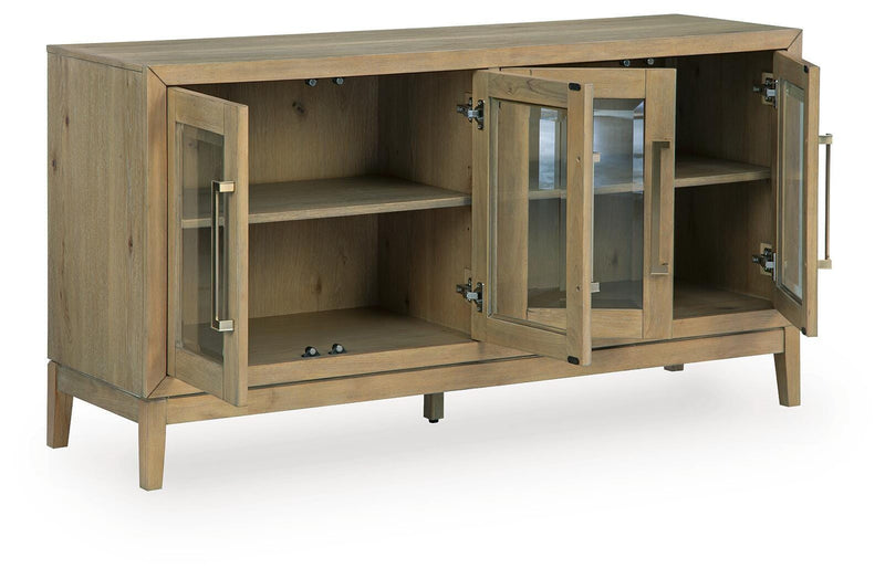Lasinger Light Brown Dining Server - PCD852-60