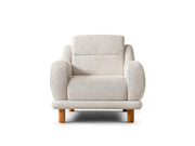 Latte 3-pieces (Sofa & Loveseat & Chair) Livingroom Set in Cream - 200-ST-LAT-HENRY06-321