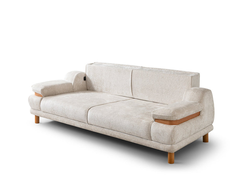 Latte 3-pieces (Sofa & Loveseat & Chair) Livingroom Set in Cream - 200-ST-LAT-HENRY06-321