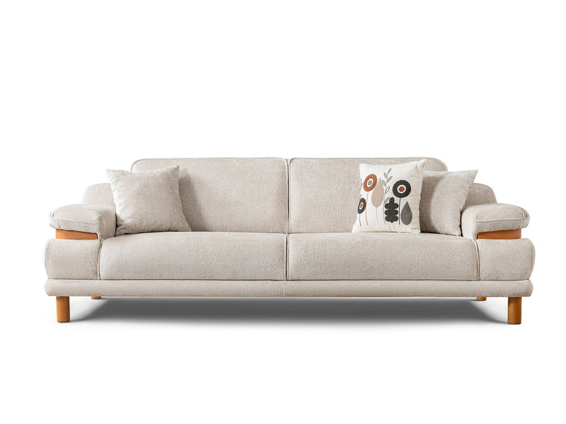 Latte Convertible Sofa in Cream - 200-ST-LAT-HENRY06-3