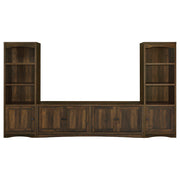 Laughlin 3-piece Entertainment Center TV Stand Dark Pine - 724123-SET