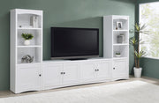 Laughlin 3-piece Entertainment Center TV Stand White - 724113-SET