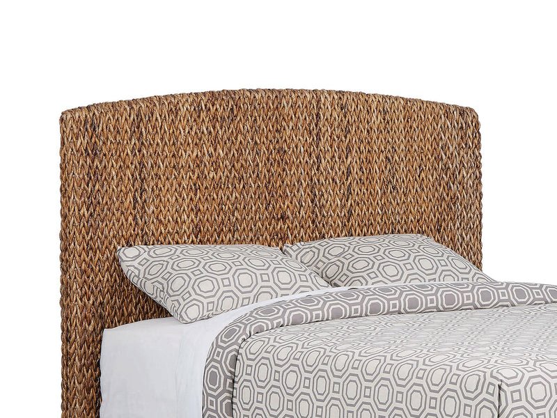 Laughton Banana Leaf Eastern King Panel Bed Amber - 300501KE