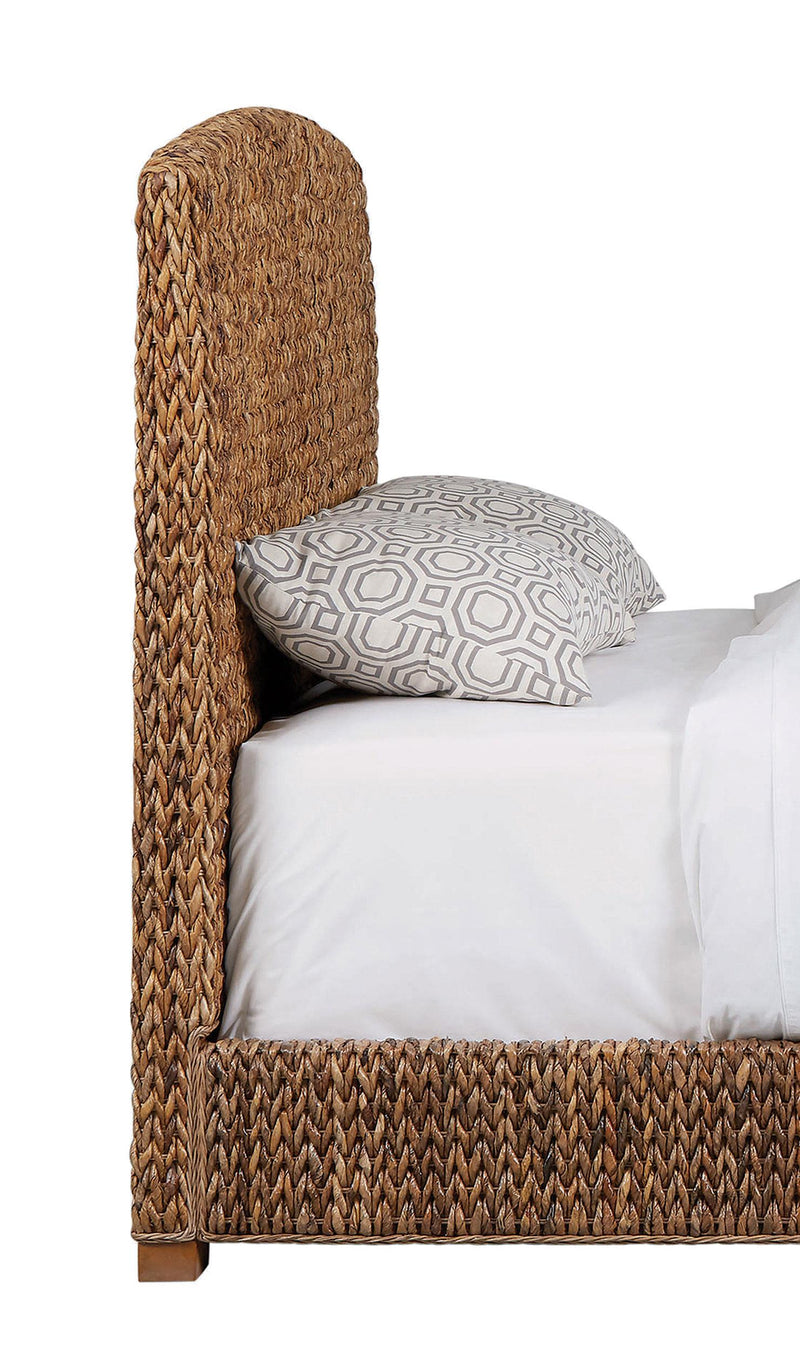 Laughton Banana Leaf Queen Panel Bed Amber - 300501Q