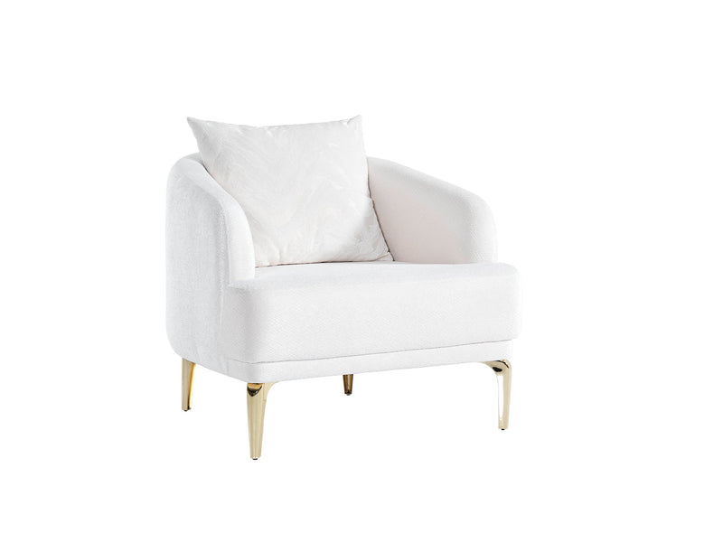 Laura Chair in Cream - 200-ELIF-LAU-A611-B