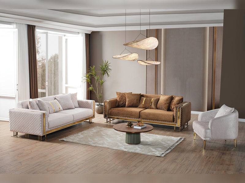 Laura Chair in Cream - 200-ELIF-LAU-A611-B