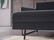 Laura Comfort 3 Seat Sleeper (Nasa Navy Blue) 2 Pieces - Gate FurnitureSleeper Sofa