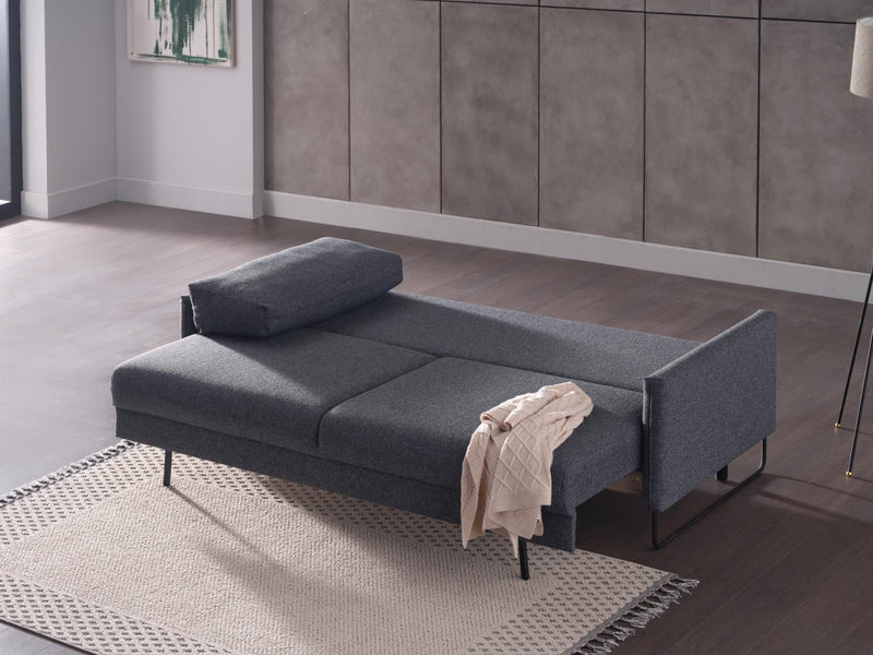 Laura Comfort 3 Seat Sleeper (Nasa Navy Blue) 2 Pieces - Gate FurnitureSleeper Sofa
