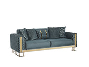 Laura Convertible Sofa in Green - 200-ELIF-LAU-A610-3