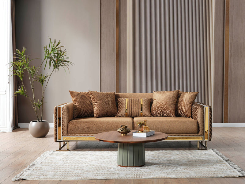 Laura Convertible Sofa in Green - 200-ELIF-LAU-A610-3
