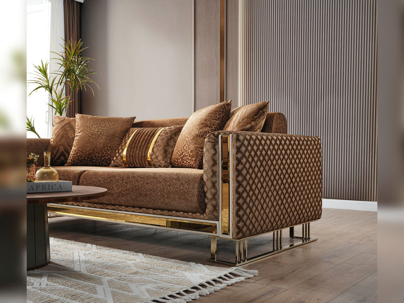 Laura Convertible Sofa in Green - 200-ELIF-LAU-A610-3