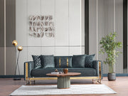 Laura Convertible Sofa in Green - 200-ELIF-LAU-A610-3