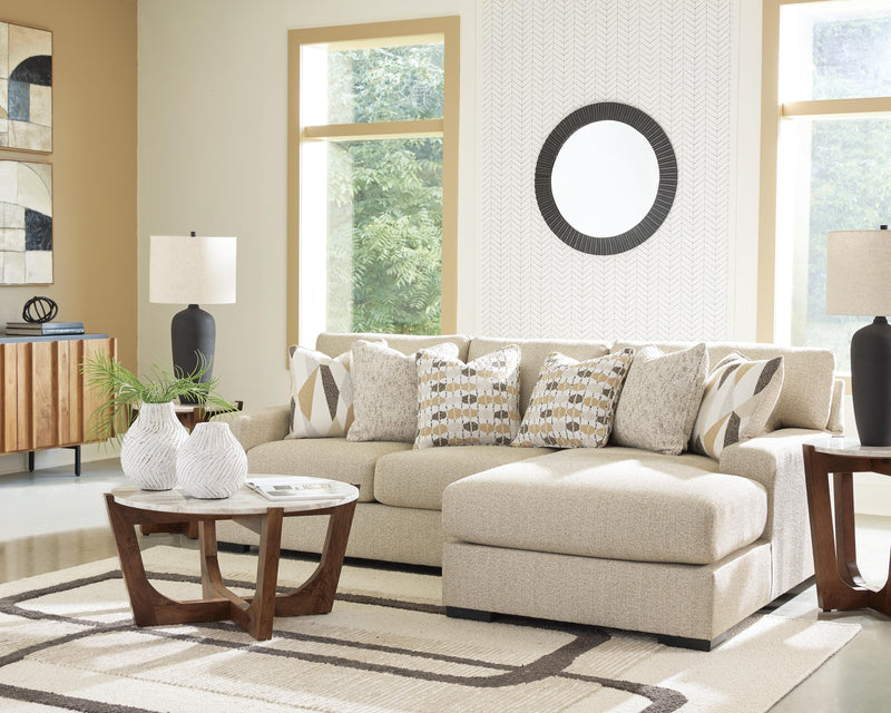 Laurelgrove Pebble 2-Piece Sectional Sofa Chaise - 75105S3