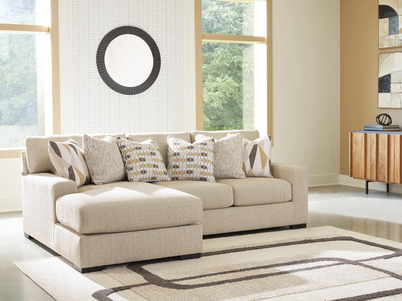 Laurelgrove Pebble 2-Piece Sectional Sofa Chaise - 75105S4