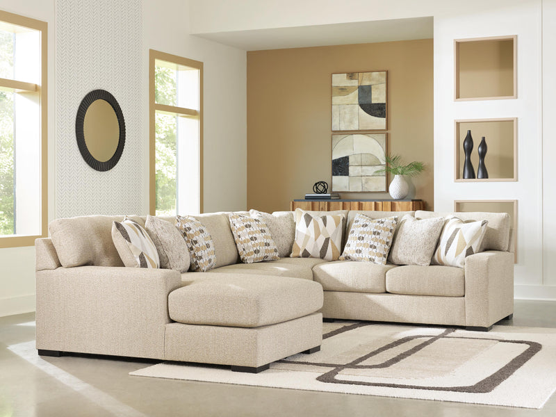 Laurelgrove Pebble 4-Piece Sectional with Chaise - 75105S1