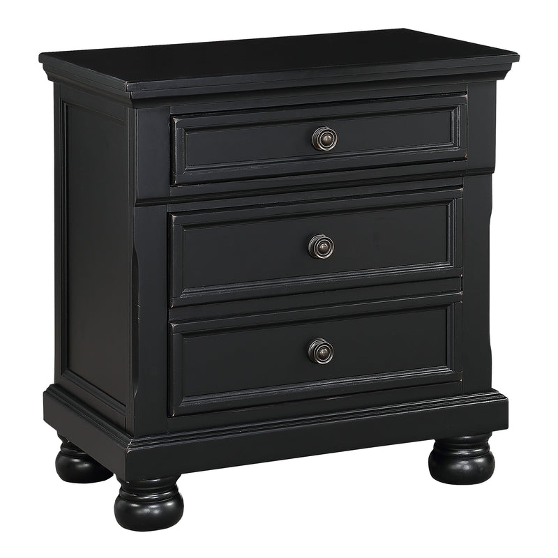 Laurelin Black Sleigh Storage Platform Bedroom Set - Gate FurnitureBedroom Set