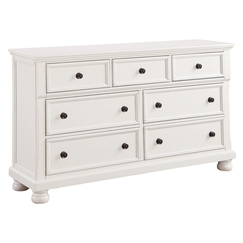 Laurelin White Sleigh Storage Platform Bedroom Set - Gate FurnitureBedroom Set