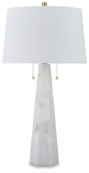 Laurellen 2-Piece Table Lamp Set in White - PKG019354