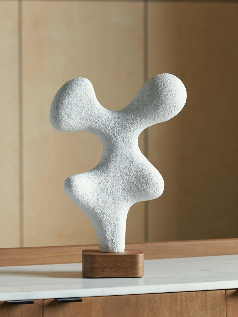 Lavarsen White/Brown Sculpture - A2000839