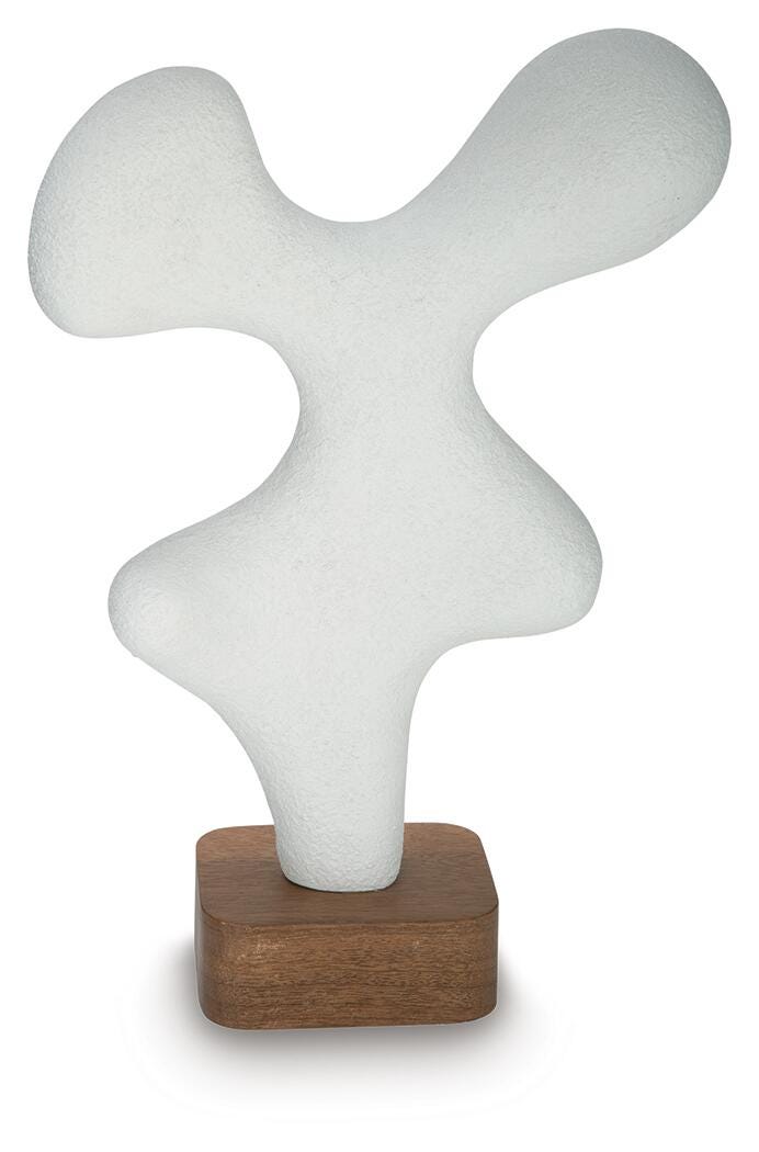 Lavarsen White/Brown Sculpture - A2000839