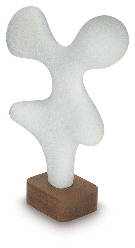 Lavarsen White/Brown Sculpture - A2000839