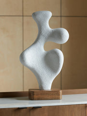Lavarsen White/Brown Sculpture - A2000840
