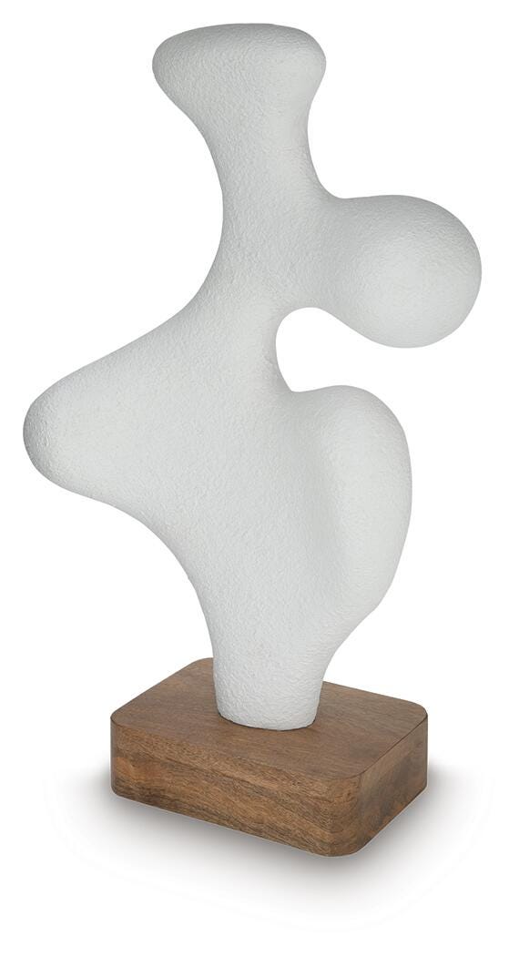 Lavarsen White/Brown Sculpture - A2000840