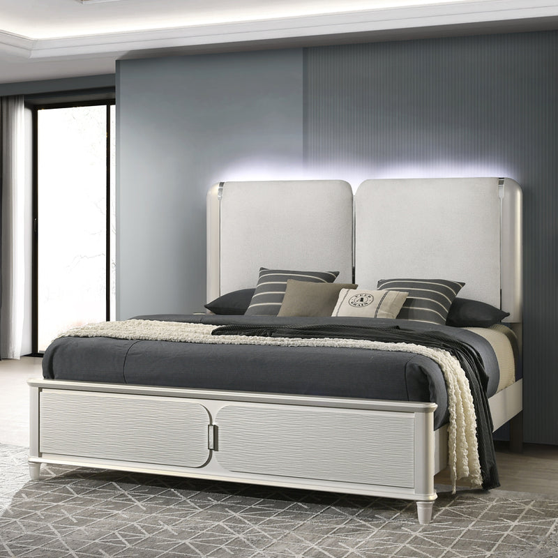 Laveda Eastern King Bed w/LED - BD03791EK