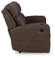 Lavenhorne Reclining Sofa with Drop Down Table - Gate FurnitureReclining Sofa