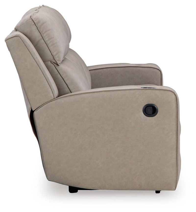 Lavenhorne Reclining Sofa with Drop Down Table - Gate FurnitureReclining Sofa