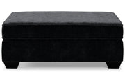 Lavernett Charcoal Oversized Accent Ottoman - Gate FurnitureOttoman