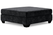 Lavernett Charcoal Oversized Accent Ottoman - Gate FurnitureOttoman
