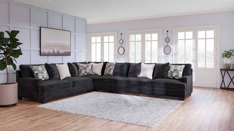Lavernett Charcoal Sectional Set - Gate FurnitureSectional