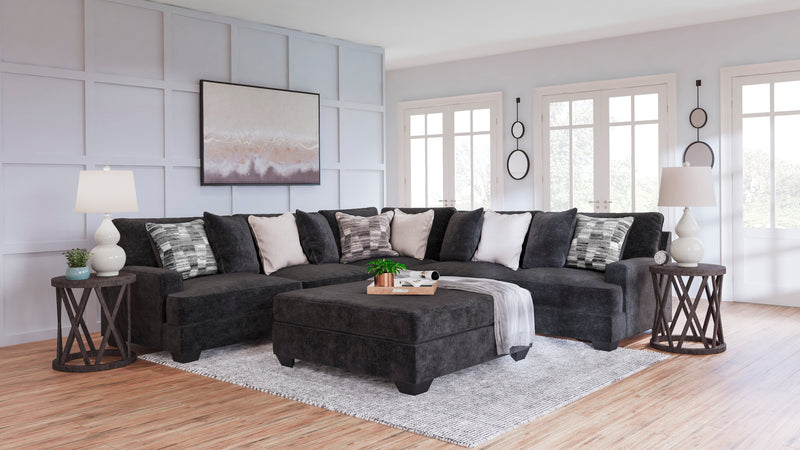 Lavernett Charcoal Sectional Set - Gate FurnitureSectional