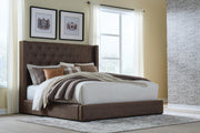 Lavernty Coffee King Upholstered Storage Bed - PCB9002B2