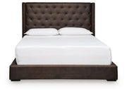 Lavernty Coffee King Upholstered Storage Bed - PCB9002B2