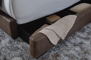 Lavernty Coffee Queen Upholstered Storage Bed - PCB9002B1