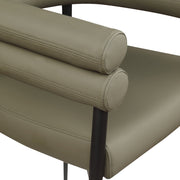 Lavina Vegan Leather Upholstered Dining Chair in Olive, Set of 2 - 509Olive-C