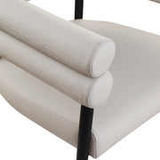 Lavina Vegan Leather Upholstered Dining Chair in Taupe, Set of 2 - 509Taupe-C