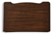 Lavinton California King Poster Bed with 2 Nightstands in Brown from Ashley - Luna Furniture