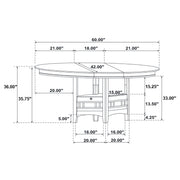 Lavon 5-piece Oval Counter Height Dining Set Espresso - 102888-S5