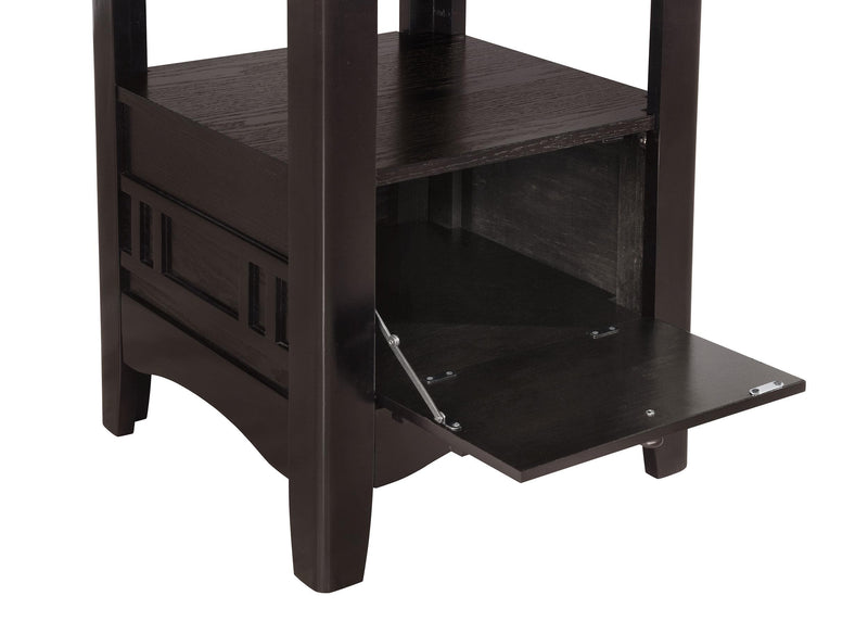Lavon 5-piece Oval Counter Height Dining Set Espresso - 102888-S5