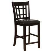 Lavon 5-piece Oval Counter Height Dining Set Espresso - 102888-S5