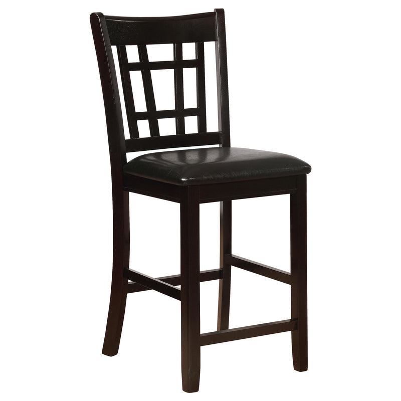 Lavon 5-piece Oval Counter Height Dining Set Espresso - 102888-S5