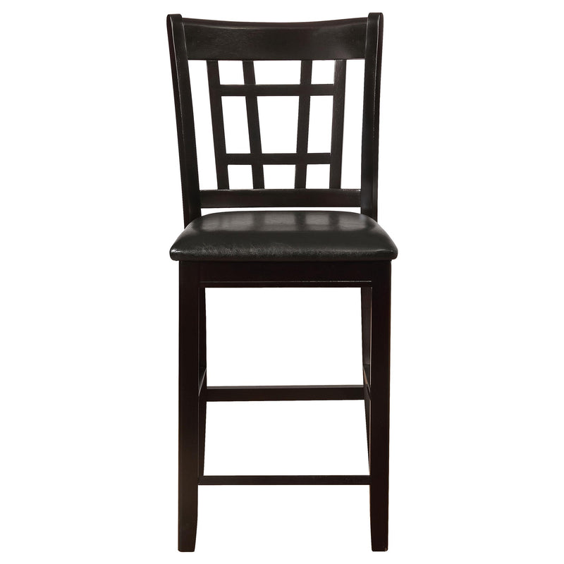 Lavon 5-piece Oval Counter Height Dining Set Espresso - 102888-S5