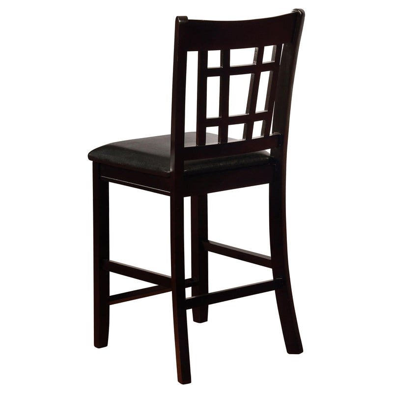 Lavon 5-piece Oval Counter Height Dining Set Espresso - 102888-S5